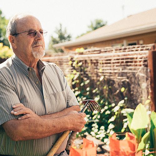 Larry block 500px Larry Block in his garden