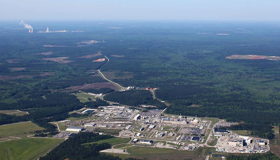 Aerial photo of Savannah River Site