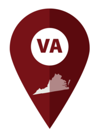 Virginia Location Pin