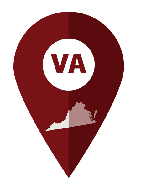 Virginia Location Pin